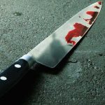 Imagen representativa de un crimen con cuchillo