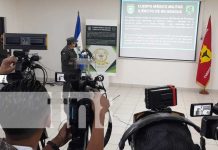 Exhibición del informe del Cuerpo Médico Militar de Nicaragua