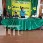 Feria pedagógica para docentes de primaria en Matiguás Feria pedagógica para docentes de primaria en Matiguás
