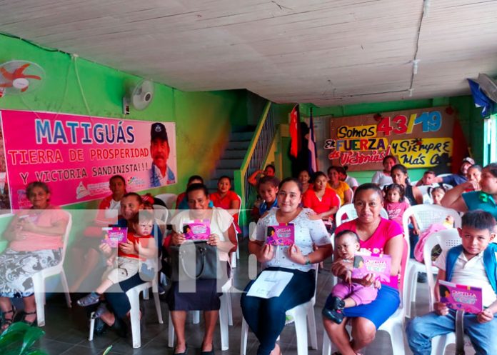 e Madres de partos múltiples son beneficiadas con alimentos en Matiguas