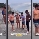 El hombre responde con un "no" a la pregunta del trío