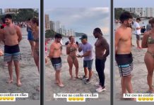 Qué paseada: Preguntan a pareja si haría ‘trío’, el dijo NO y ella Si El hombre responde con un "no" a la pregunta del trío