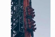 ¡De infarto! Personas quedan atrapadas en una montaña rusa en Madrid ¡De infarto! Personas quedan atrapadas en una montaña rusa en Madrid
