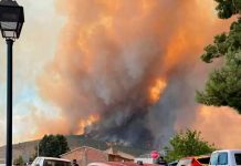¡Dramático! Rompen ventanas de tren para escapar de un incendio en España