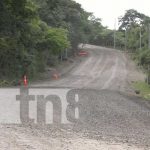 25% de avance de la obra de adoquinado que va de Estelí a El Sauce Avance de carretera que va de Estelí a El Sauce