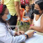 Nicaragua logra disminución de la mortalidad materna en un 66% Feria de salud en el barrio Batahola Norte, Managua, Nicaragua
