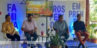 Conferencia de prensa por feria de frutas, verduras y cultivos