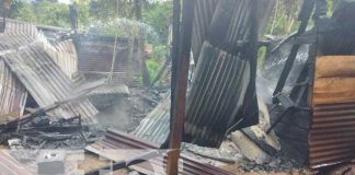 Incendio reduce a cenizas una vivienda en San Ramón, Matagalpa