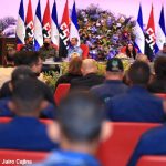 Presidente Daniel Ortega, en acto por los 42 años de la Fuerza Naval de Nicaragua