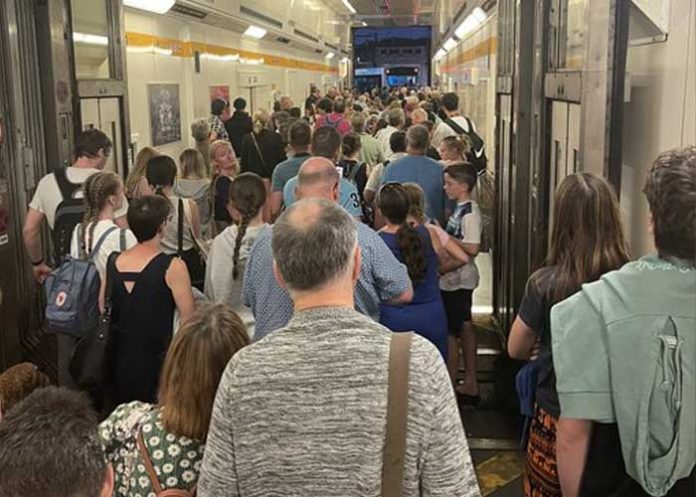 Situación de pánico en tren del Eurotúnel