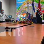 Conferencia de prensa de la EPN en Nicaragua