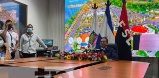 Conferencia de prensa de la EPN en Nicaragua