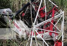Una persona en estado delicado por desplome de helicóptero en León Accidente de helicóptero en León