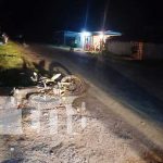 Colisión entre motocicletas en Jalapa provoca lesiones y daños materiales Accidente de tránsito en La Mía, Jalapa