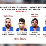 Presunto violador y abastecedores de drogas detenidos en Jinotega Sujetos presos por ser presuntos delincuentes en Jinotega