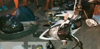 Motociclista lesionado al impactar contra un camioncito en Chontales