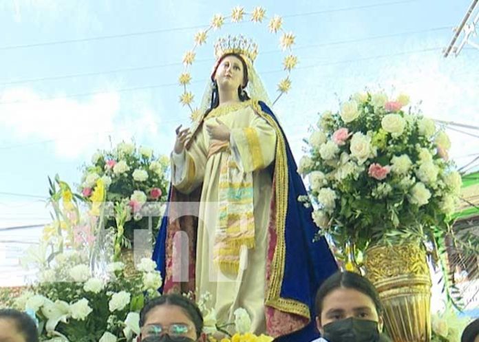 Foto: Imagen de la Virgen María en la ciudad de León, Nicaragua / TN8