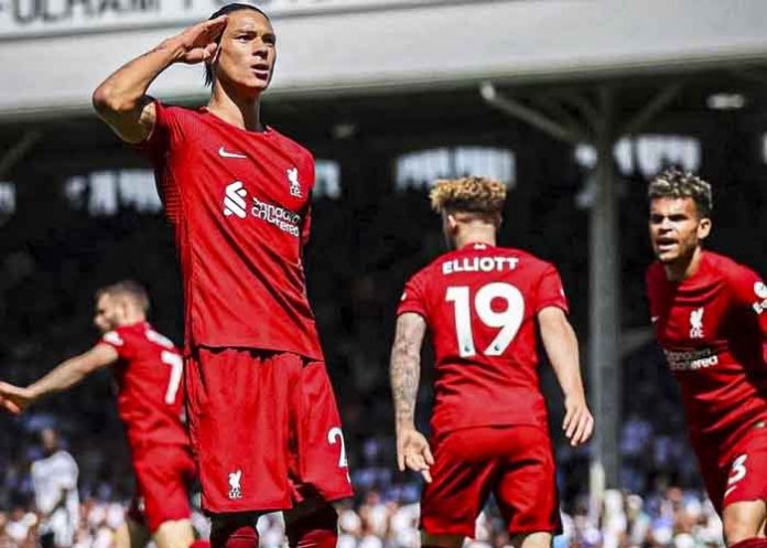 Liverpool inicia con empate en la premier liverpool, darwin, premier, inglaterra, futbol,