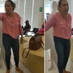 La clienta provocó daños a la sucursal de México