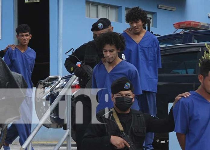 Presentan a presuntos delincuentes en Madriz