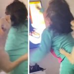 Madre graba a su hija en TikTok mientras es atacada por un perro La madre prefirió grabar en TikTok y reírse de su hija