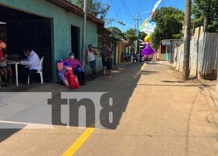 Mejoramiento de calles en el barrio Memorial Sandino, Managua