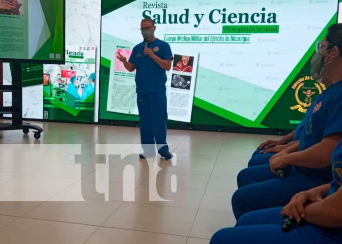 Cuerpo Médico Militar presenta revista con profesionales de la salud
