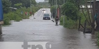 Afectaciones por lluvias en una comunidad de Matiguás
