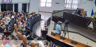 Sesión parlamentaria en la Asamblea Nacional de Nicaragua