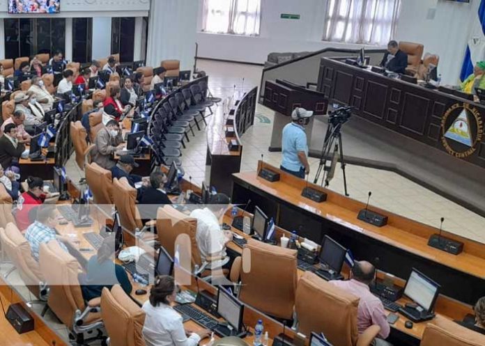 Sesión parlamentaria en la Asamblea Nacional de Nicaragua