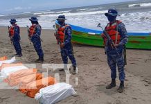 Fuerza Naval de Nicaragua incauta lancha con drogas en las costas de Quizalá Golpe al narcotráfico gracias a la Fuerza Naval del Ejército de Nicaragua