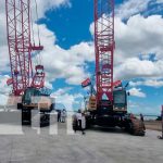Activan en Puerto Sandino nuevas grúas para la recepción y envío de carga Activan en Puerto Sandino nuevas grúas para la recepción y envío de carga