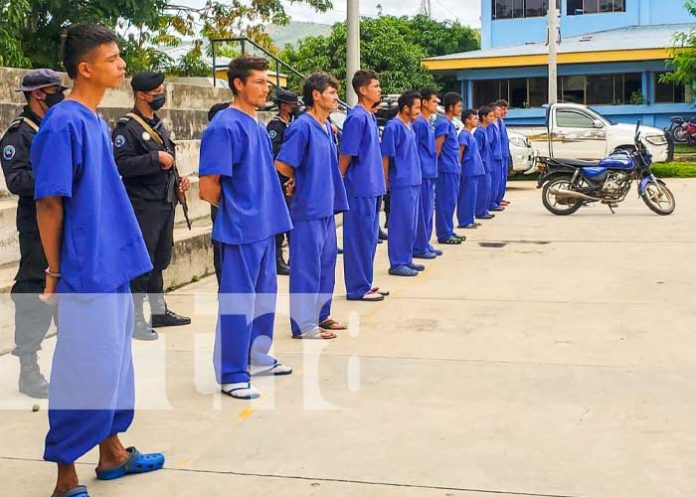 Detención de varios sujetos en Nueva Segovia