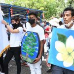 Estudiantes técnicos participan de recorrido en saludo a la patria Recorrido de la bandera como homenaje a las fiestas patrias con el INATEC