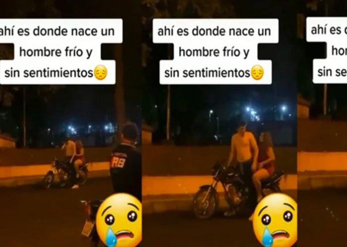 pobre Hombre llora y reclama a gritos infidelidad