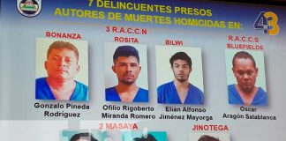 Siete autores de muerte homicida detenidos por la Policía Nacional