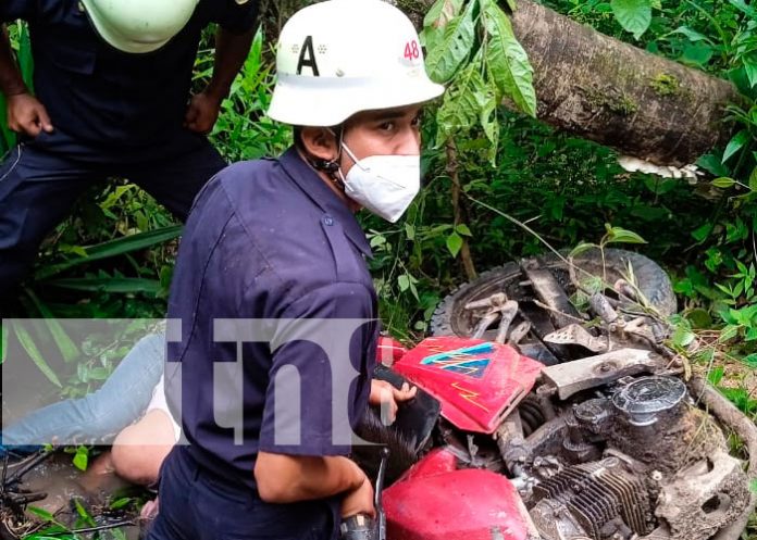 ¡Trágico! Encuentran el cuerpo sin vida de un motociclista en Nueva Segovia