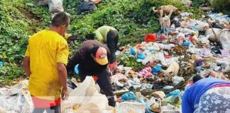 Mujeres organizadas de Nandaime trabajan en reciclaje