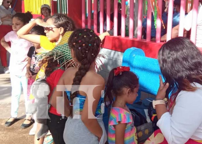 Inauguración de parque en la Colonia Leonel Rugama