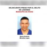 Implacable actuar policial contra la delincuencia en Rivas Captura de delincuentes en Rivas