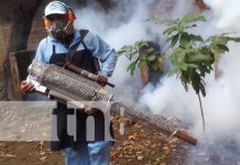 Jornada de fumigación contra el dengue en Rivas