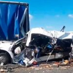 Choque mortal entre minibús y dos camiones dejó 16 muertos en Rusia Choque mortal entre minibús y dos camiones jena 16 muertos en Rusia