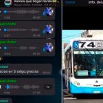 ¡Gran idea! Chofer crea grupo WhatsApp para avisar a usuarios por dónde va Gran idea de chofer al crear grupo de WhatsApp