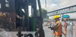 Policía Nacional se presentó al Roberto Huembes
