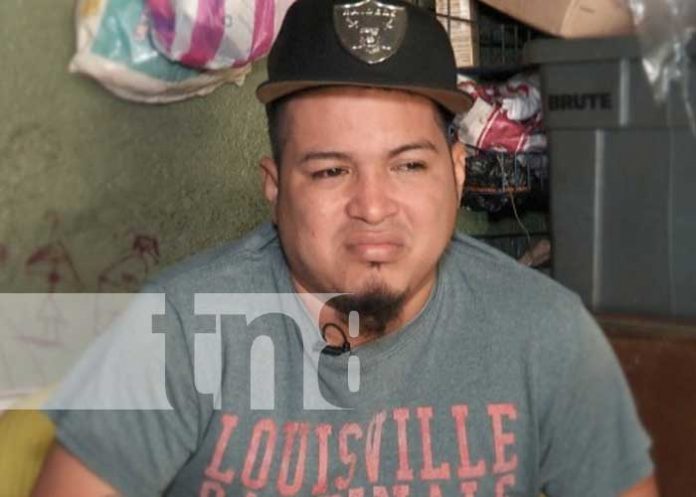 Anthony es un sobreviviente de un fuerte accidente en Managua