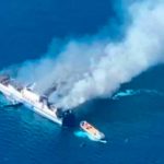 En medio del mar arde en llamas ferry con 300 personas abordo en Suecia En medio del mar arde en llama ferry con 300 personas abordo en Suecia
