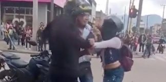 Su frustración era que la dueña de la moto era ella