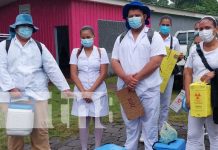 Continúa jornada de vacunación contra el COVID-19 en Tipitapa Jornada de vacunación en Tipitapa