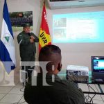 Conferencia de prensa del UHR del Ejército de Nicaragua