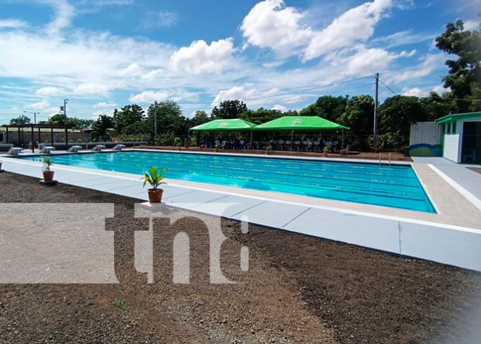 Piscina semi olímpica, el nuevo atractivo de Ciudad Sandino, Managua